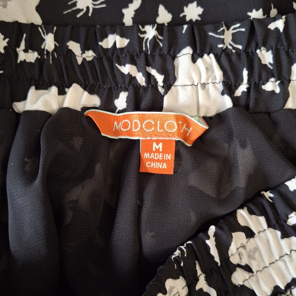 Modcloth Halloween Ghost Skirt Sz M - Picture 6 of 10